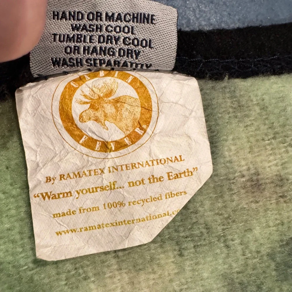 Vintage Cabin‎ Fever by Ramatex Stalking Leopard Throw Blanket Safari Recycled